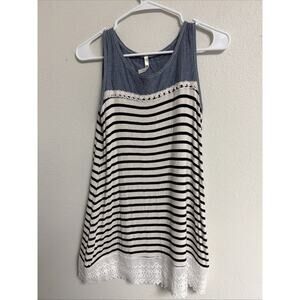 New Mode Womens Dress Sleeveless Striped Size Small